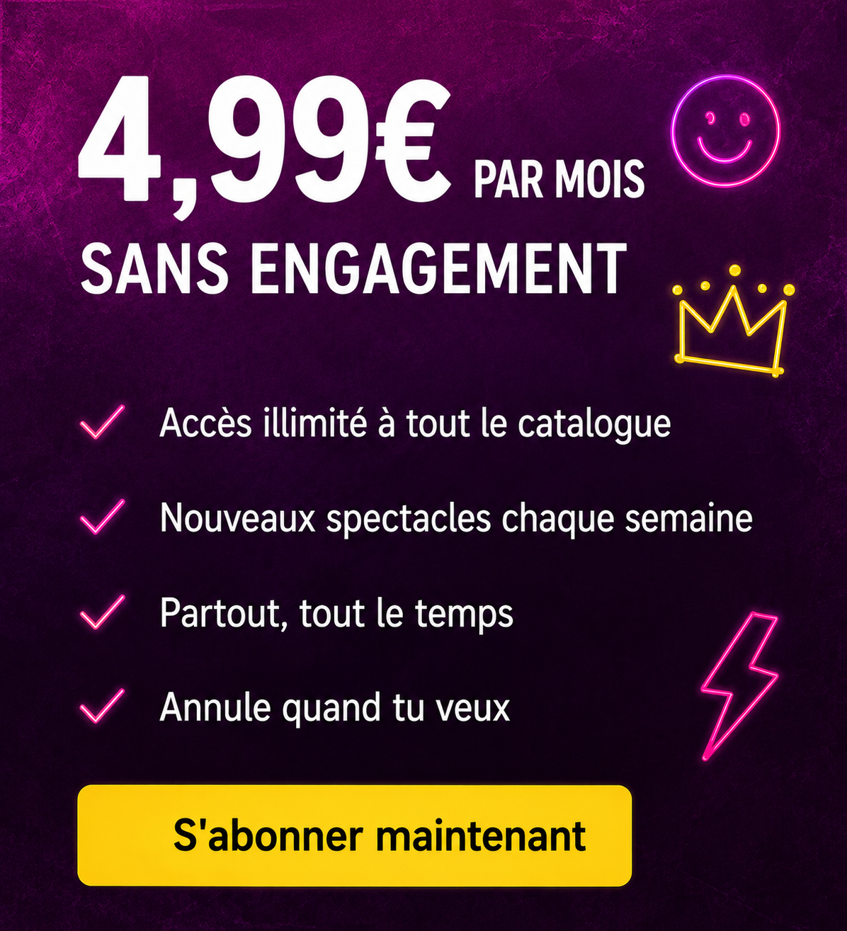 S'abonner 2€/mois